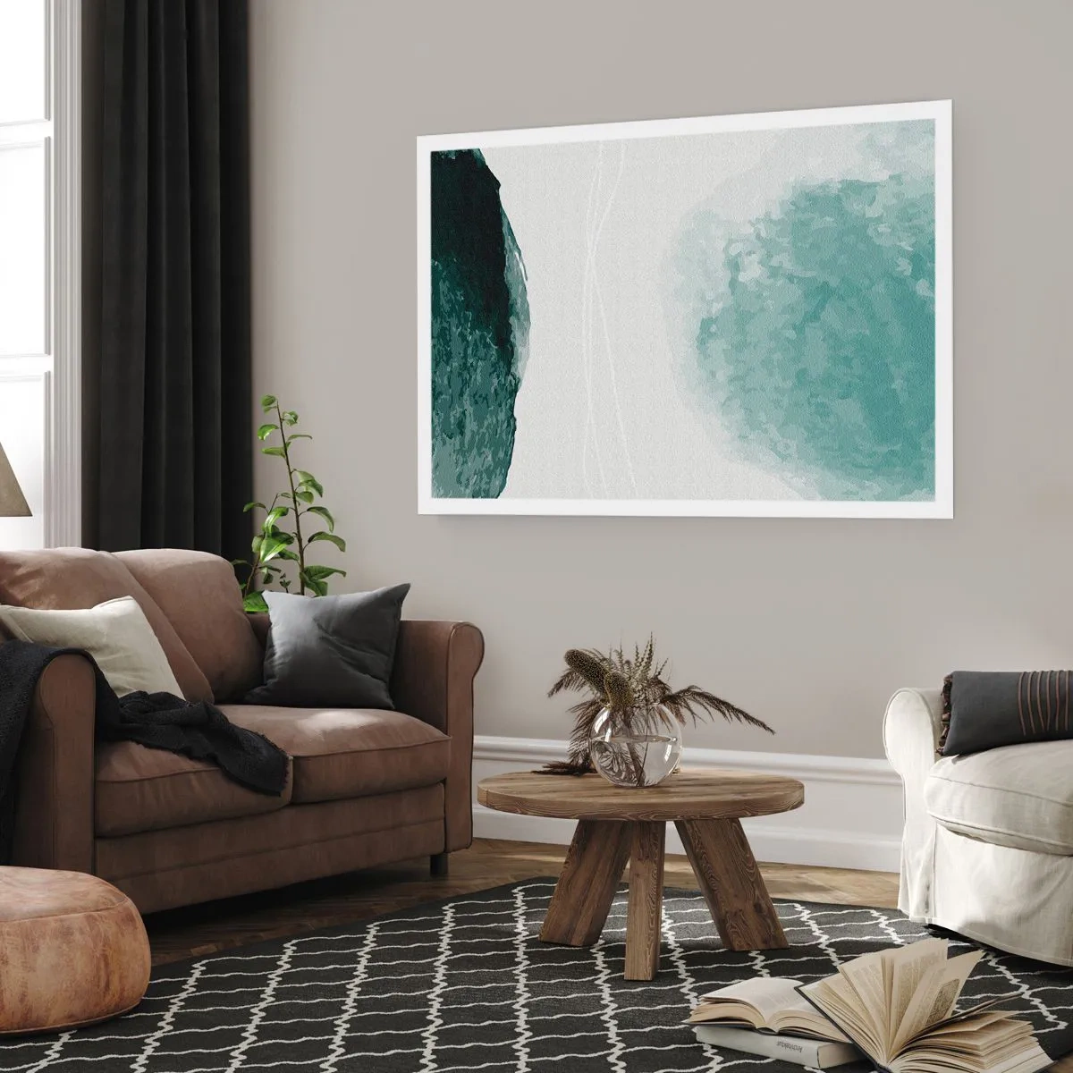 Affisch - Ett möte med dimma - 100x70 cm