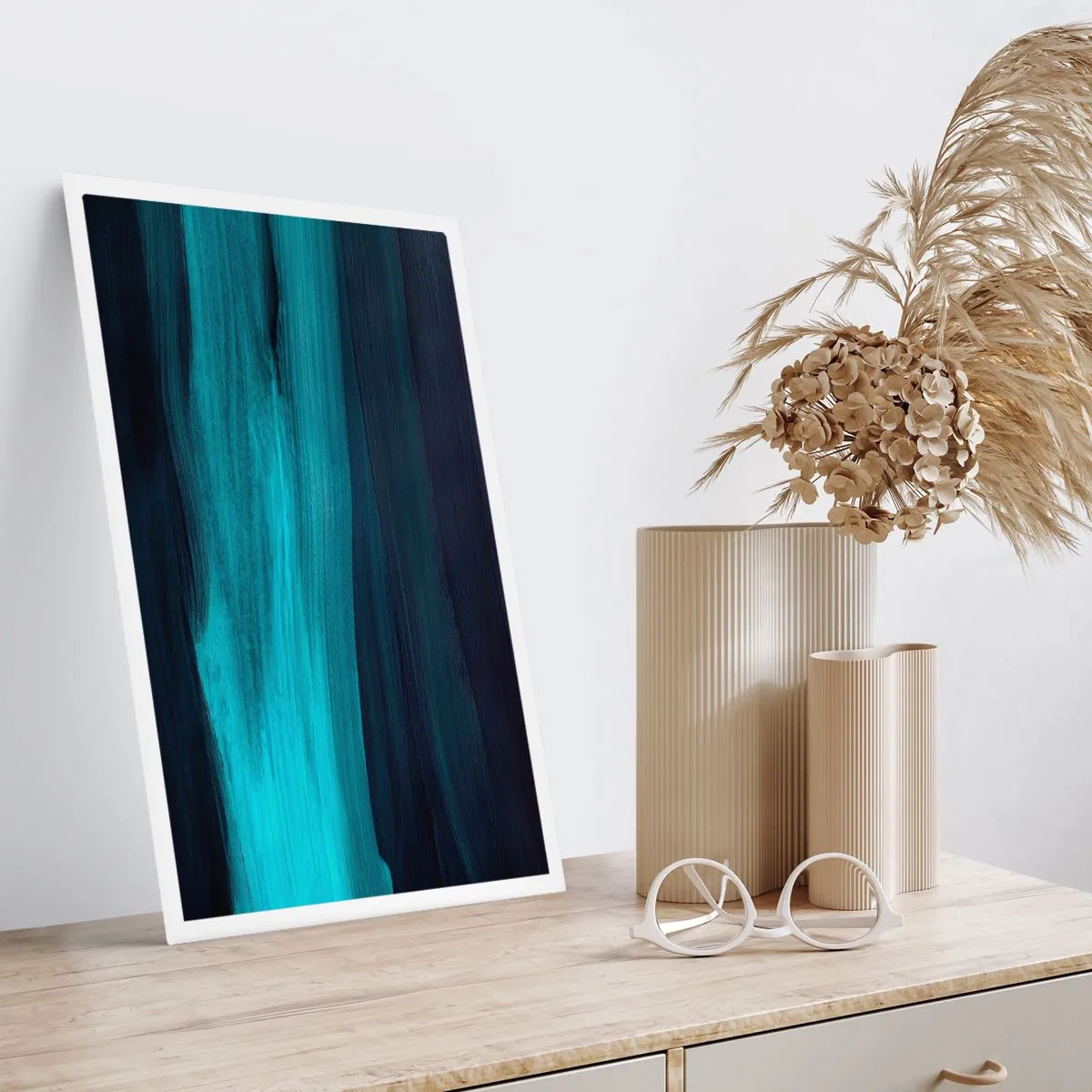 Affisch - Flyt med strömmen - 70x100 cm