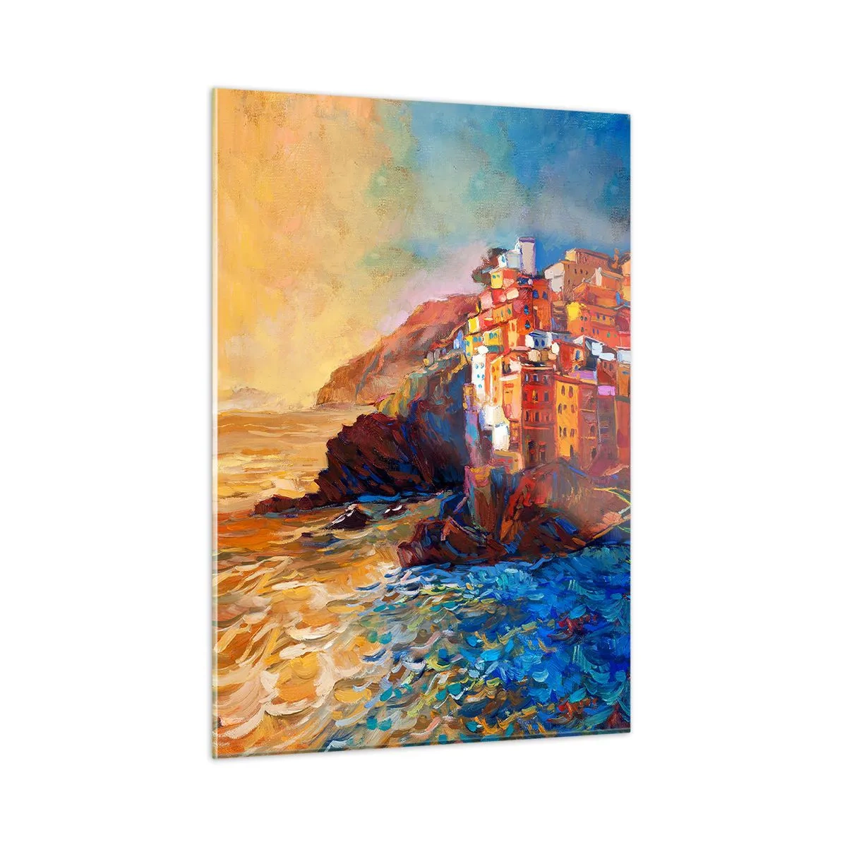 Glastavla - Bild på glas - Italiensk stämning - 50x70 cm