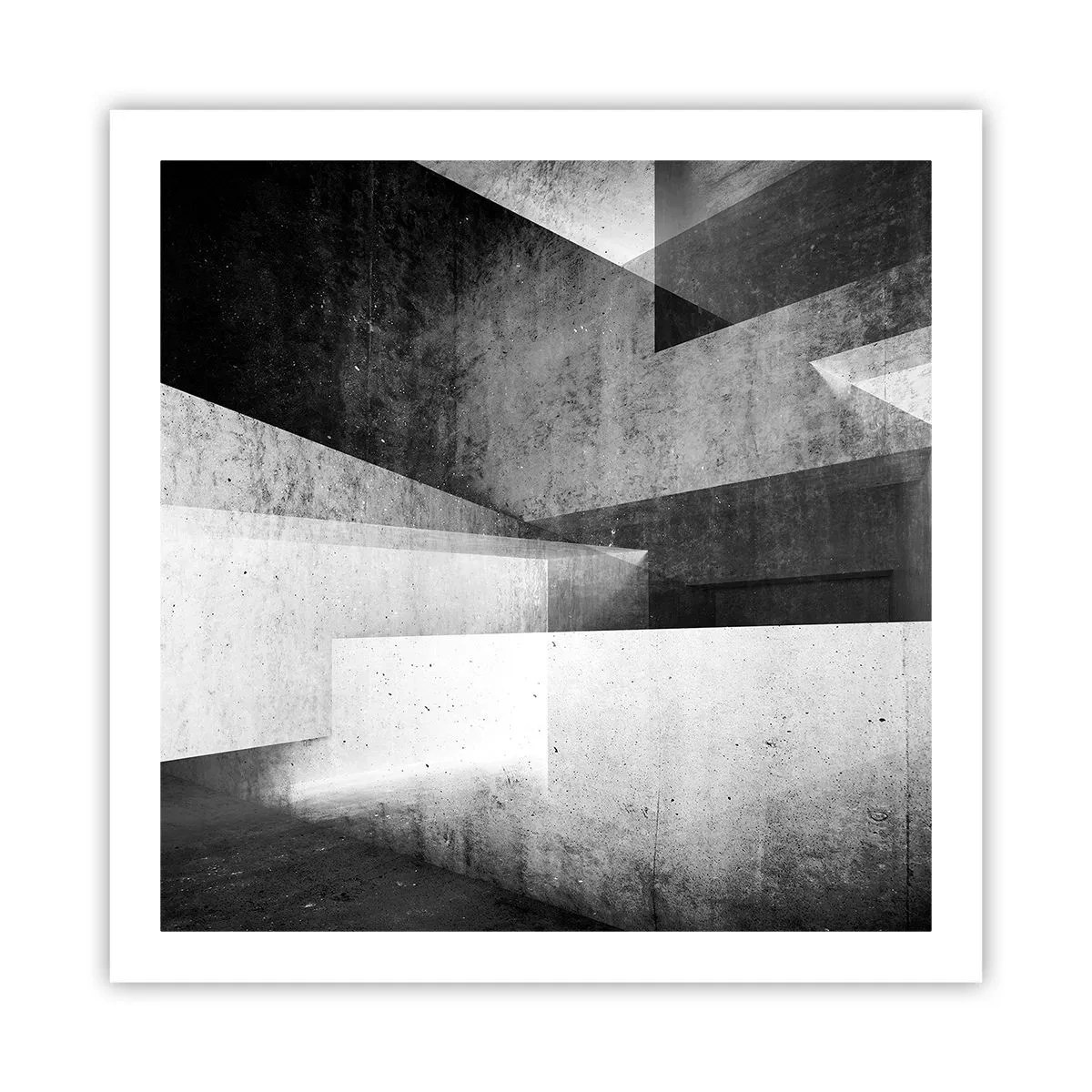 Affisch - Rummets struktur - 60x60 cm