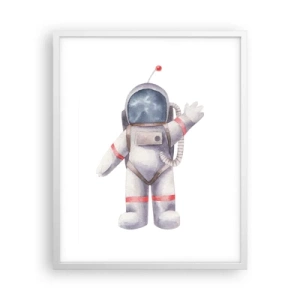 Affisch i vit ram - Det var allt för nu! - 40x50 cm