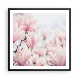 Affisch i svart ram - Perfekt subtilitet - 60x60 cm