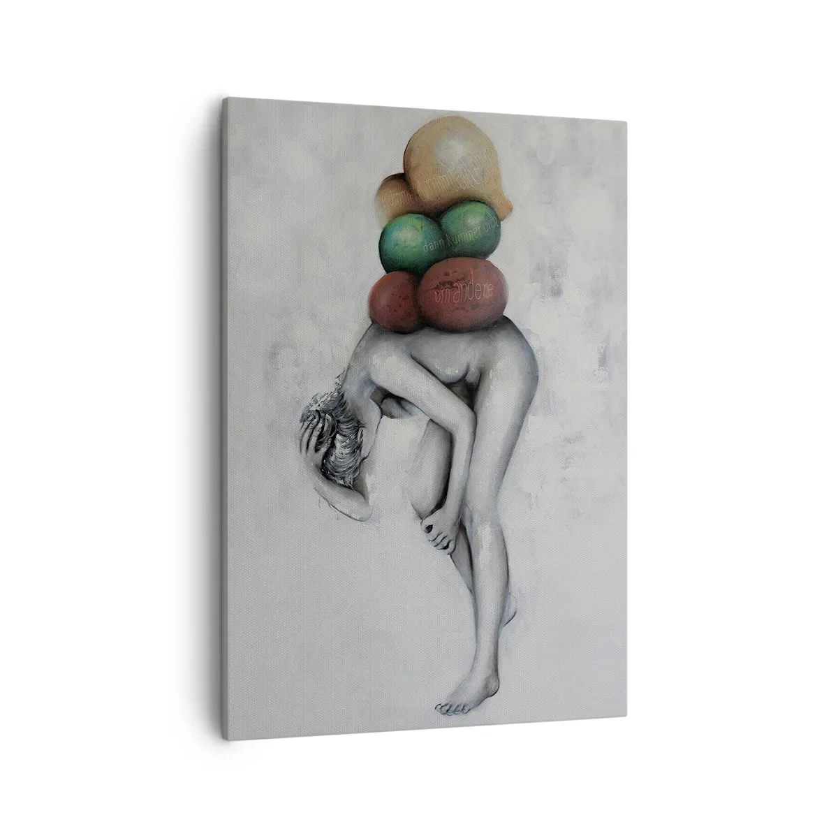 Canvastavla - Bild på duk - Livets börda - 50x70 cm