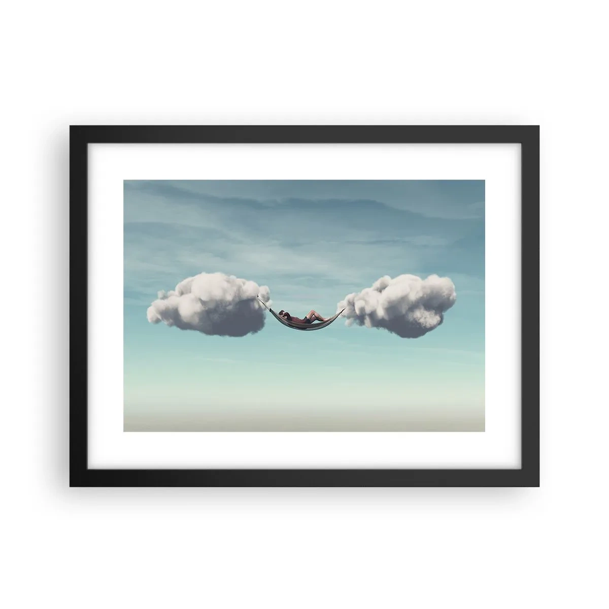 Affisch i svart ram - Stundens salighet - 40x30 cm