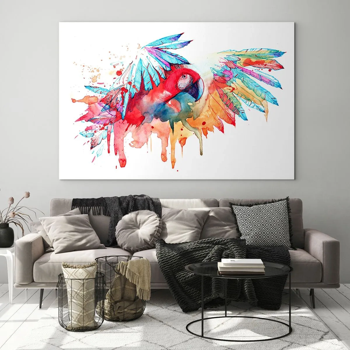 Glastavla - Bild på glas - . - 100x70 cm