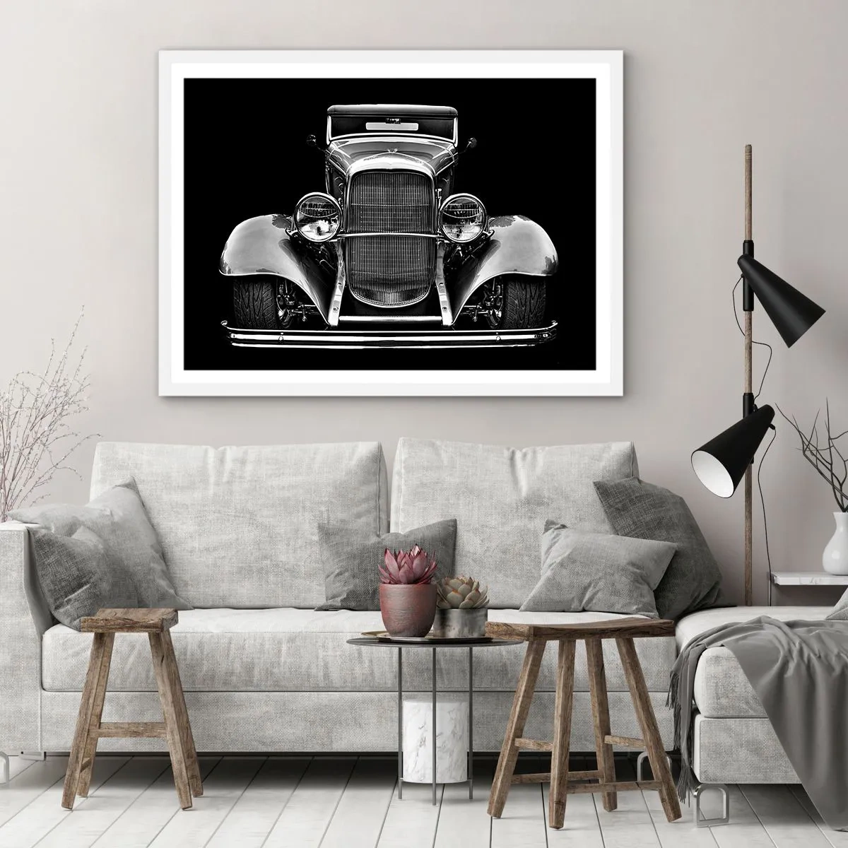 Affisch i vit ram - En sann gentleman - 50x40 cm