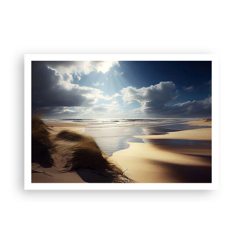 Affisch - Strand, vild strand - 100x70 cm