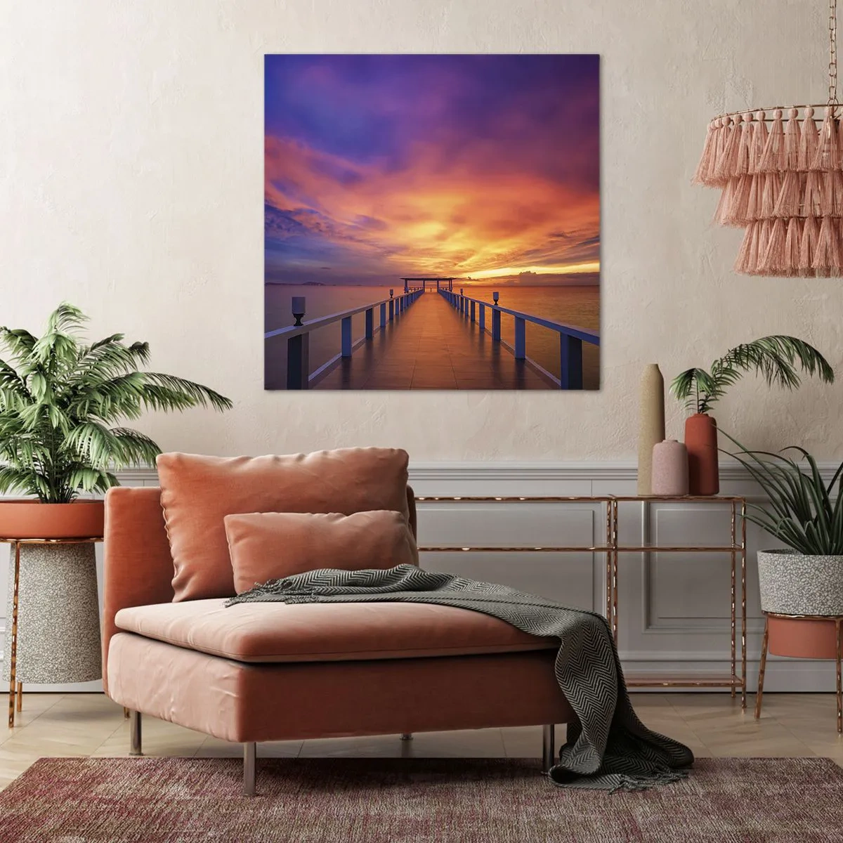 Canvastavla - Bild på duk - Utan ände - 60x60 cm