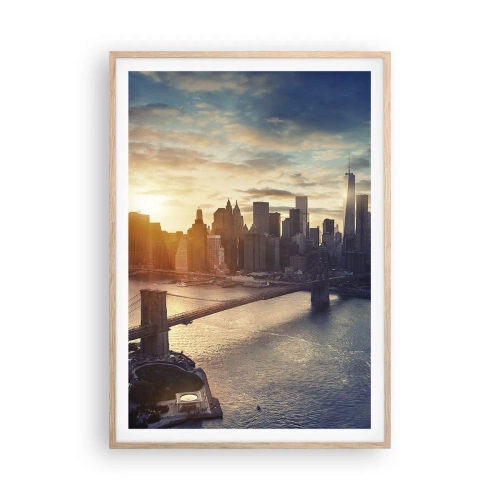 Affisch i ram av ljusek - Västkulturens monument - 70x100 cm