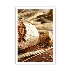 Affisch - Aptitlig, doftande, knaprig - 70x100 cm