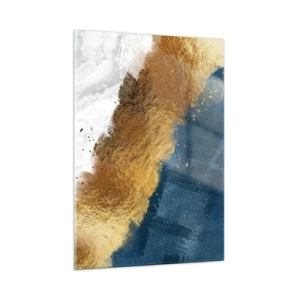 Glastavla - Bild på glas - Sommarens färger - 50x70 cm