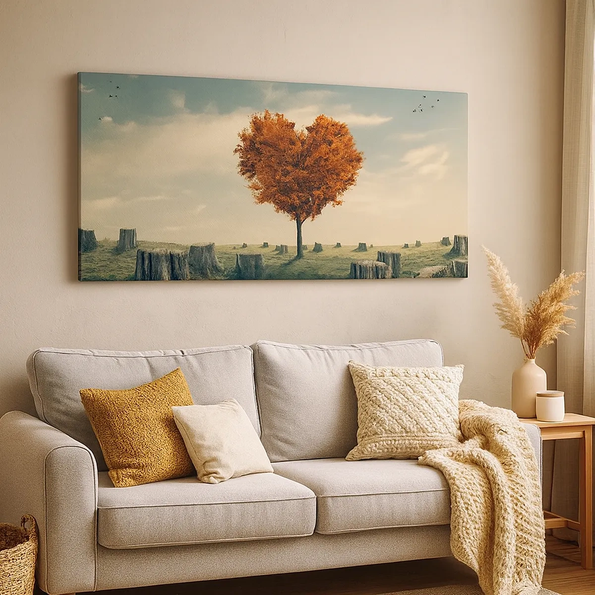 Canvastavla - Bild på duk - Det finns fortfarande hopp - 30x30 cm