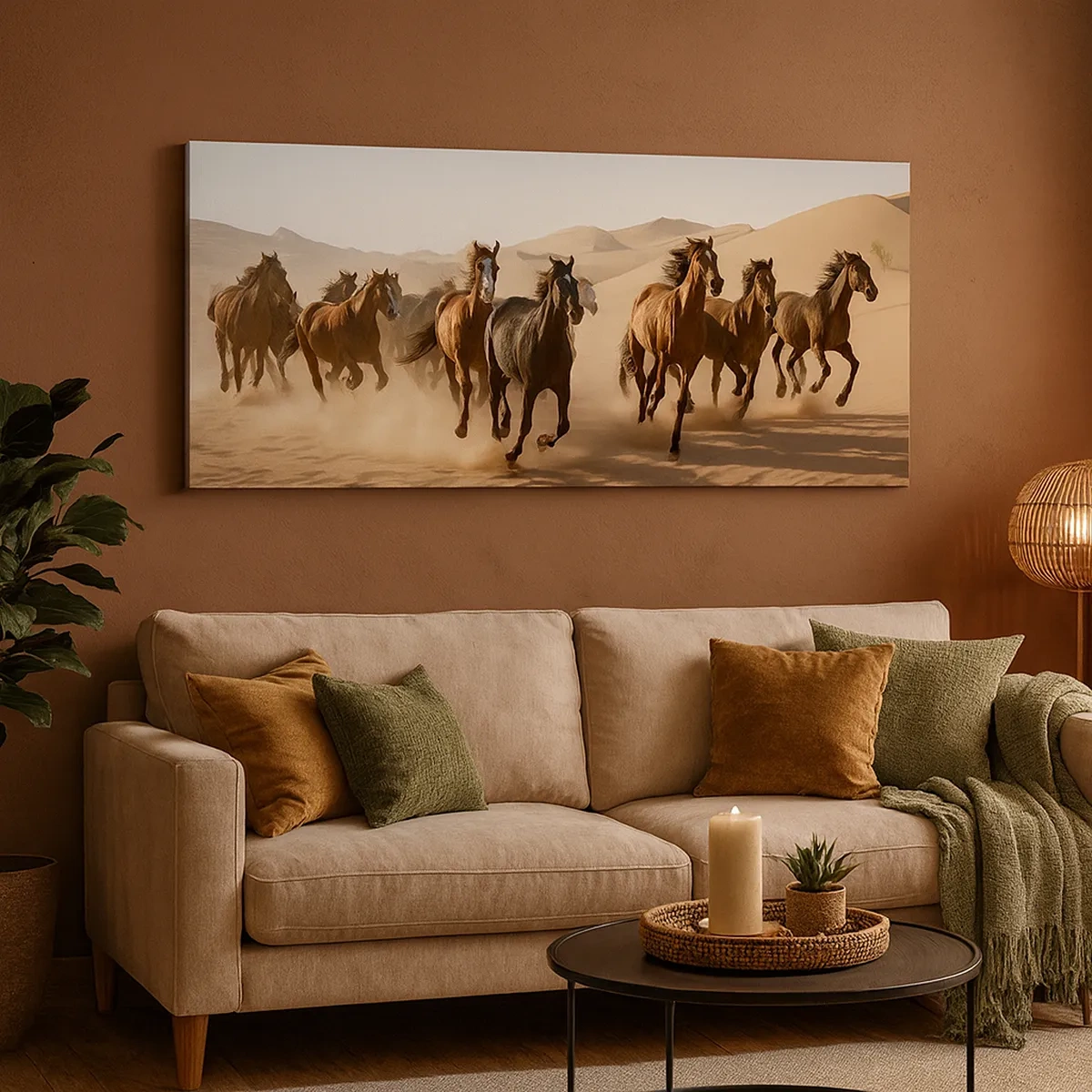 Canvastavla - Bild på duk - Fri som vinden - 30x30 cm