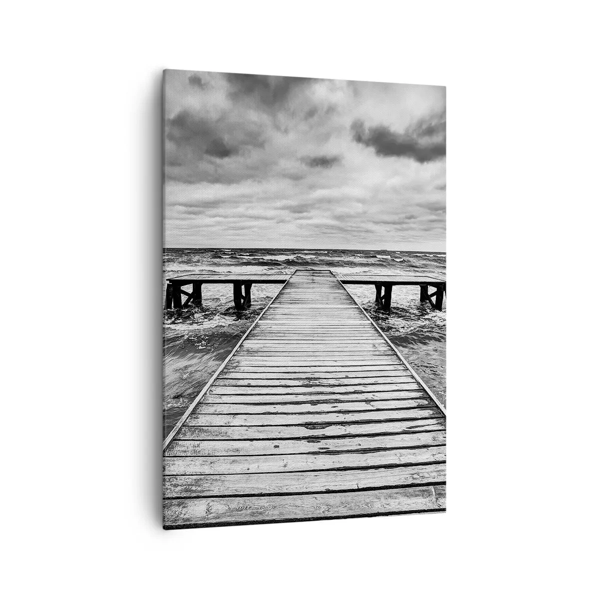 Canvastavla - Bild på duk - Jag väntar på vind som blåser bort... - 70x100 cm