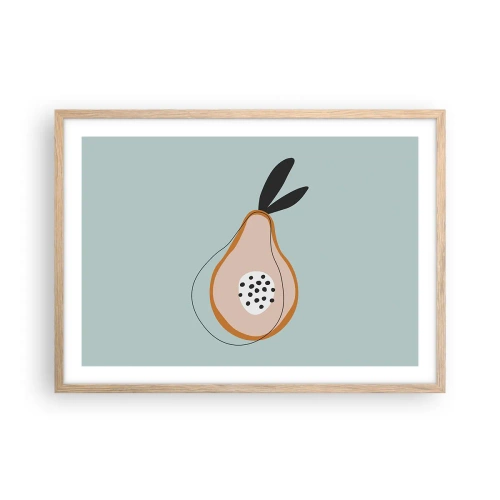 Affisch i ram av ljusek - Att tränga in i sakens natur - 70x50 cm