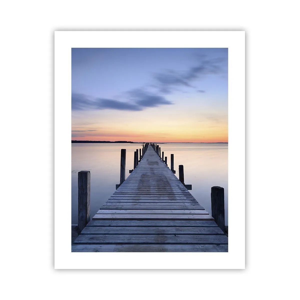 Affisch - Klara solnedgångens ro - 40x50 cm