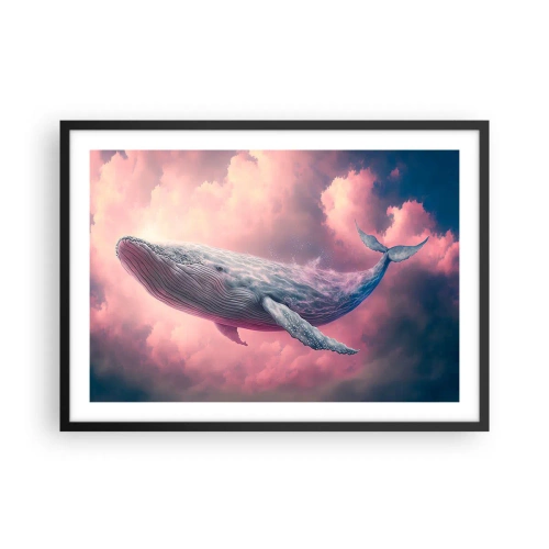 Affisch i svart ram - Torka dina ögon - 70x50 cm