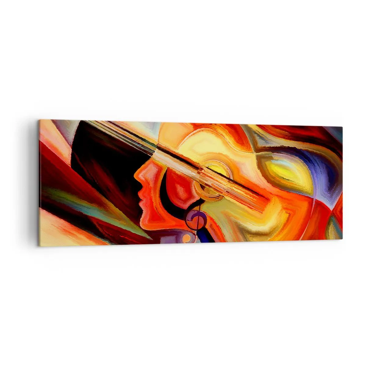 Canvastavla - Bild på duk - Allt väl - 140x50 cm