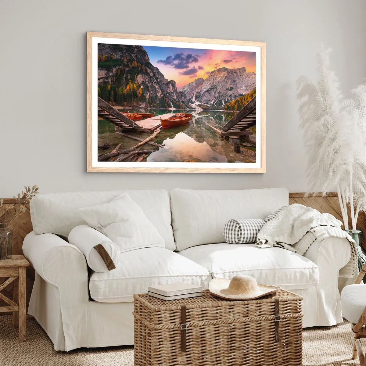 Affisch i ram av ljusek - Dagens löfte - 91x61 cm