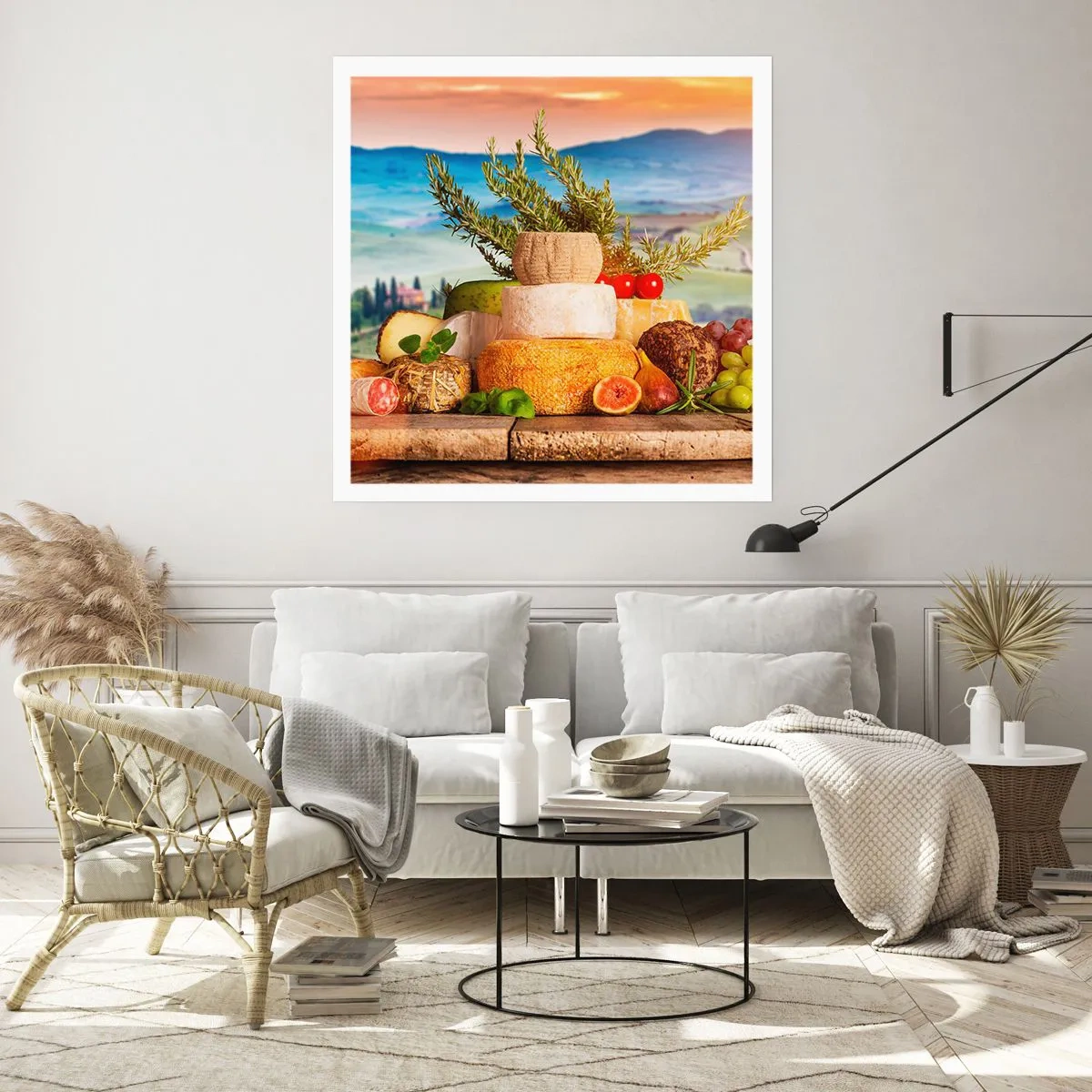 Affisch - Italiensk livsglädje - 40x40 cm