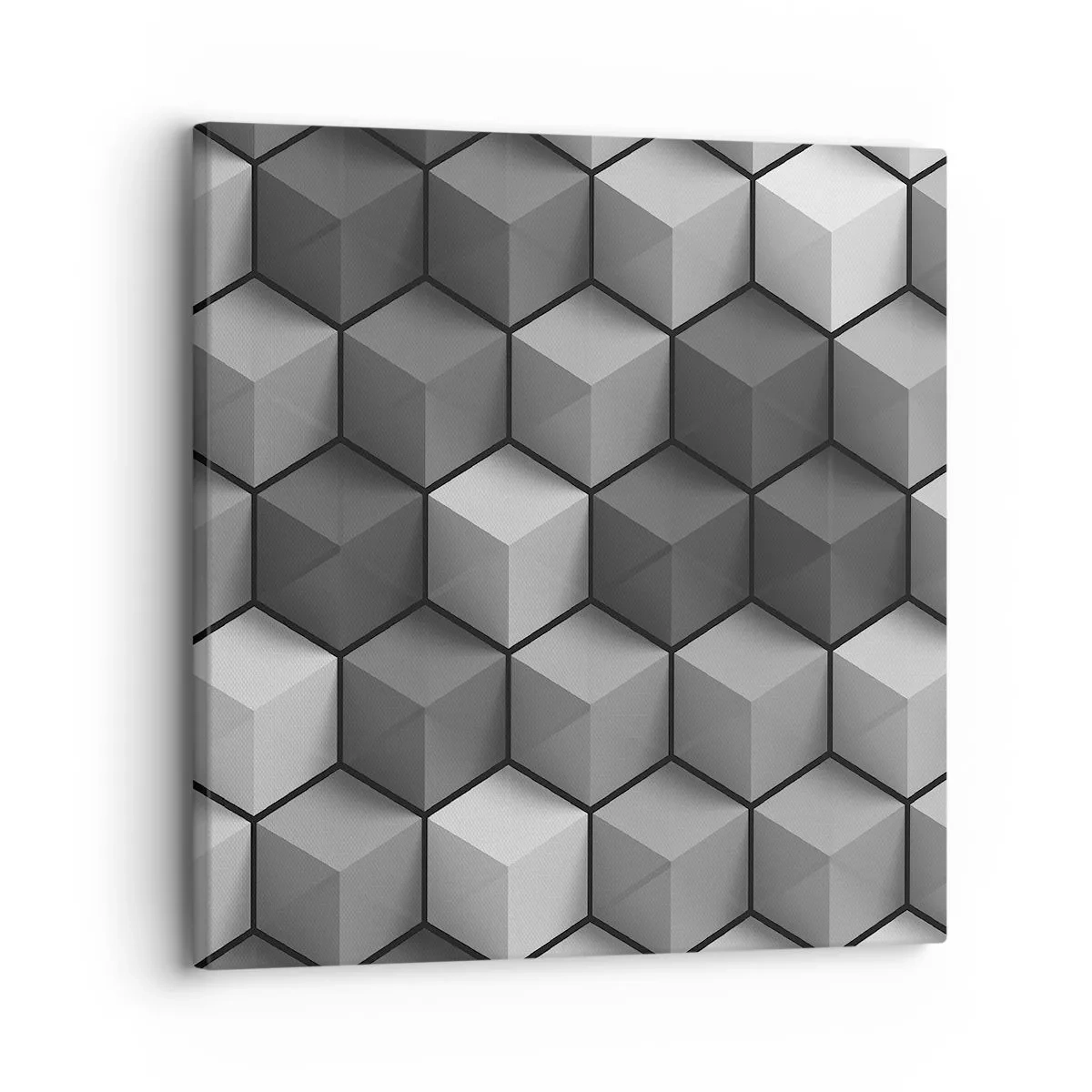 Canvastavla - Bild på duk - Kubistiskt pussel - 30x30 cm