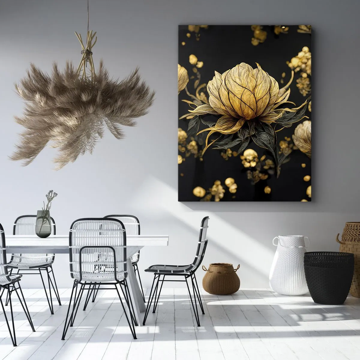 Canvastavla - Bild på duk - Subtil skörhet - 45x80 cm