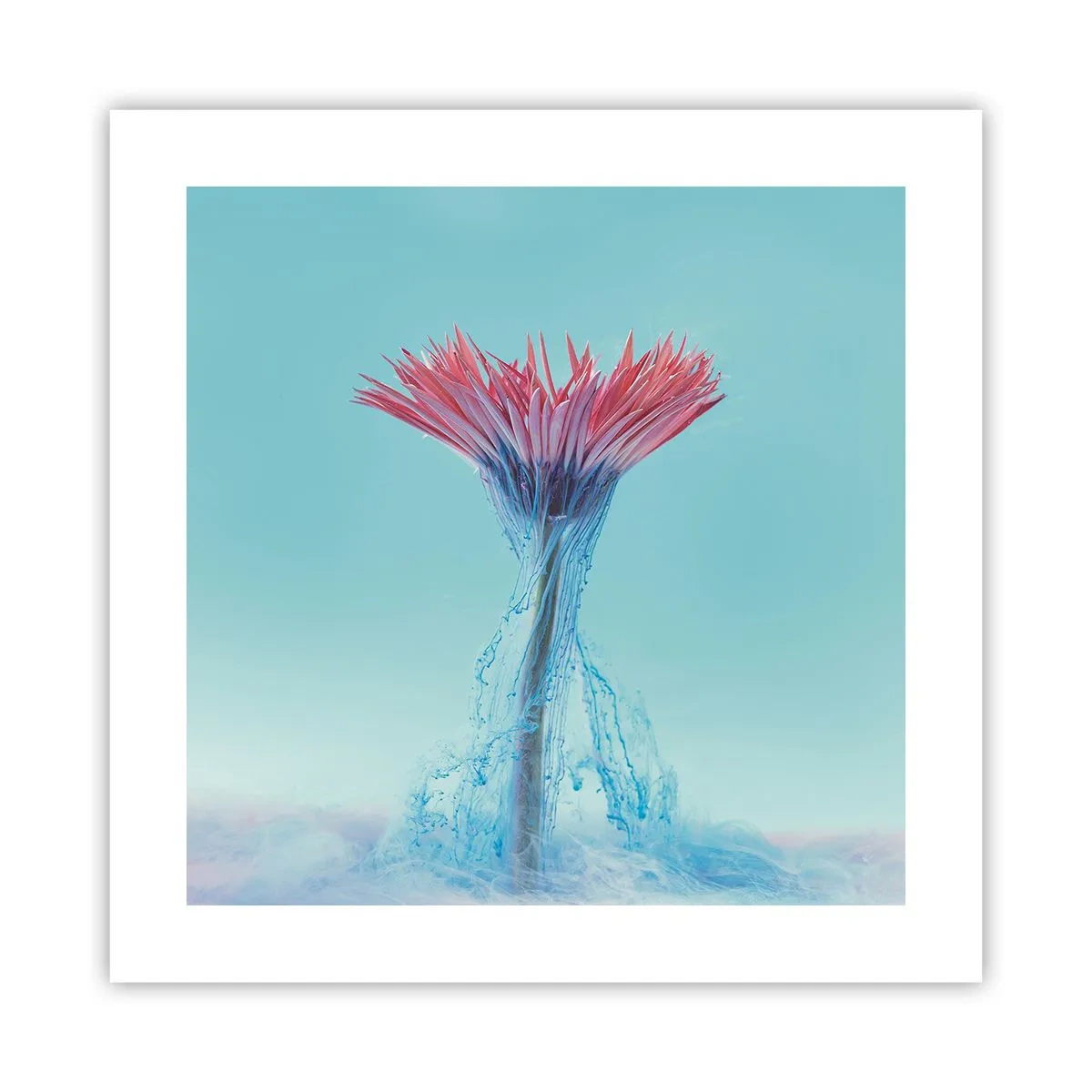 Affisch - I upplivande famn - 40x40 cm