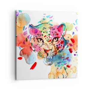 Canvastavla - Bild på duk - Skönheten och odjuret - 50x50 cm