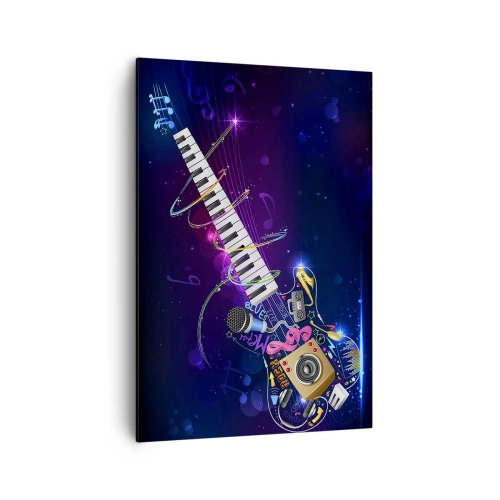 Canvastavla - Bild på duk - Allt väl - 70x100 cm