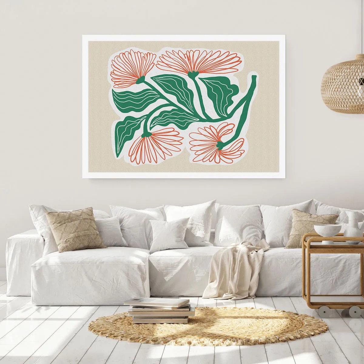 Affisch - Folkligt och modernt - 91x61 cm