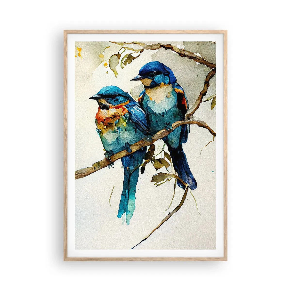 Affisch i ram av ljusek - Sur? - 70x100 cm