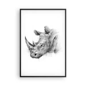 Affisch i svart ram - Afrikansk porträtt - 61x91 cm