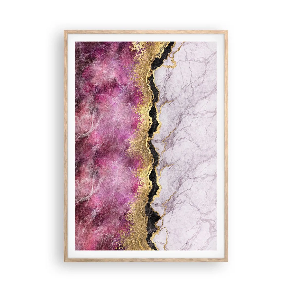 Affisch i ram av ljusek - På gränsen - 70x100 cm