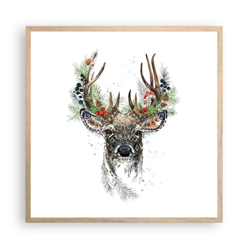 Affisch i ram av ljusek - I högtidskläder - 60x60 cm