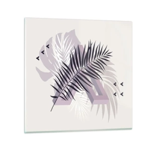 Glastavla - Bild på glas - Skuggans skugga - 30x30 cm