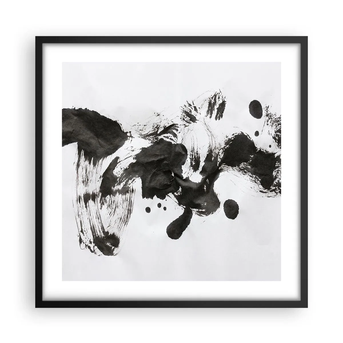 Affisch i svart ram - En metod i galenskap? - 50x50 cm