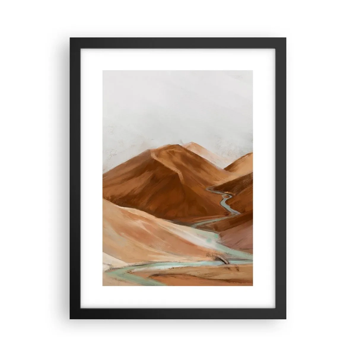 Affisch i svart ram - Till källan - 30x40 cm