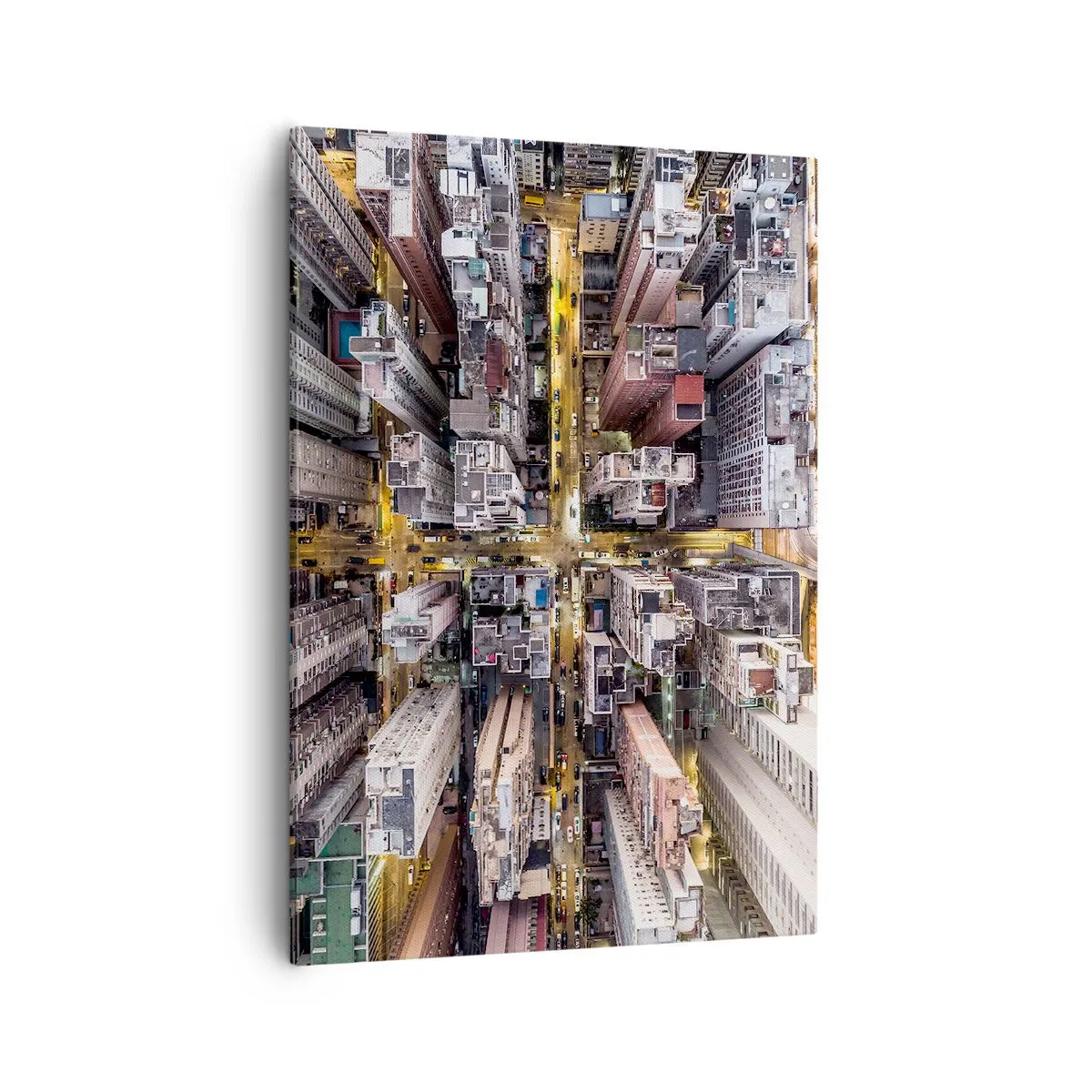 Canvastavla - Bild på duk - Hälsningar från Hongkong - 50x70 cm