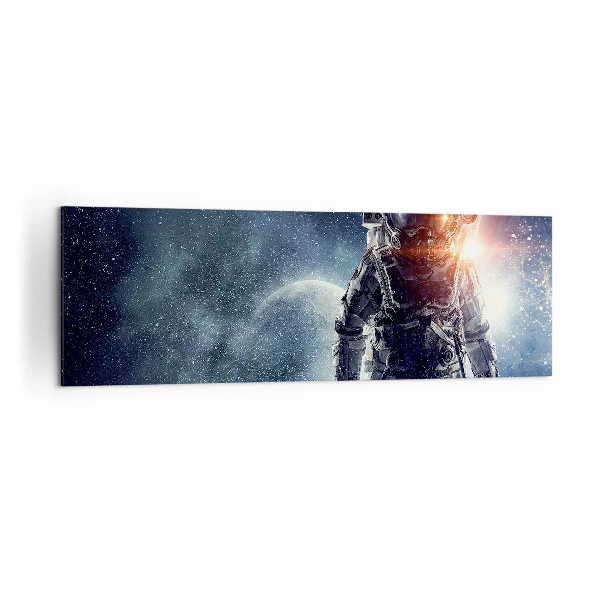 Canvastavla - Bild på duk - Äventyr i rymden - 160x50 cm
