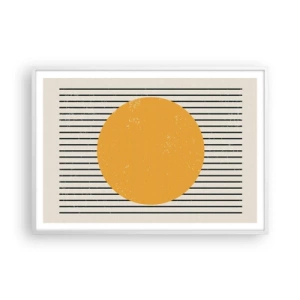 Affisch i vit ram - Enkelhetens kraft - 100x70 cm