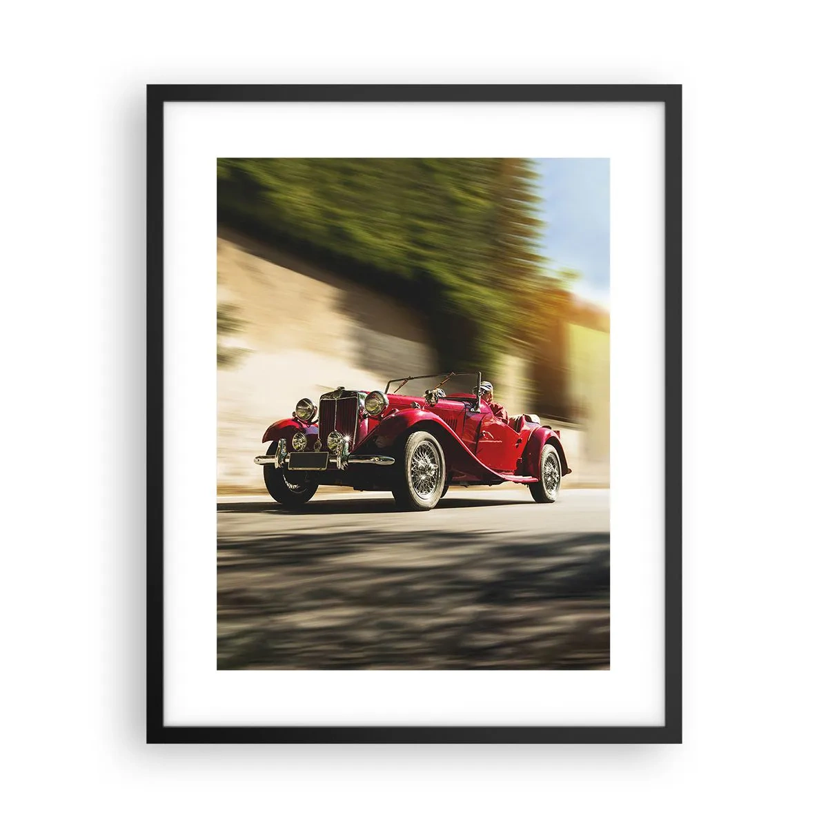 Affisch i svart ram - Vackrare än Nike från Samothrakis - 40x50 cm