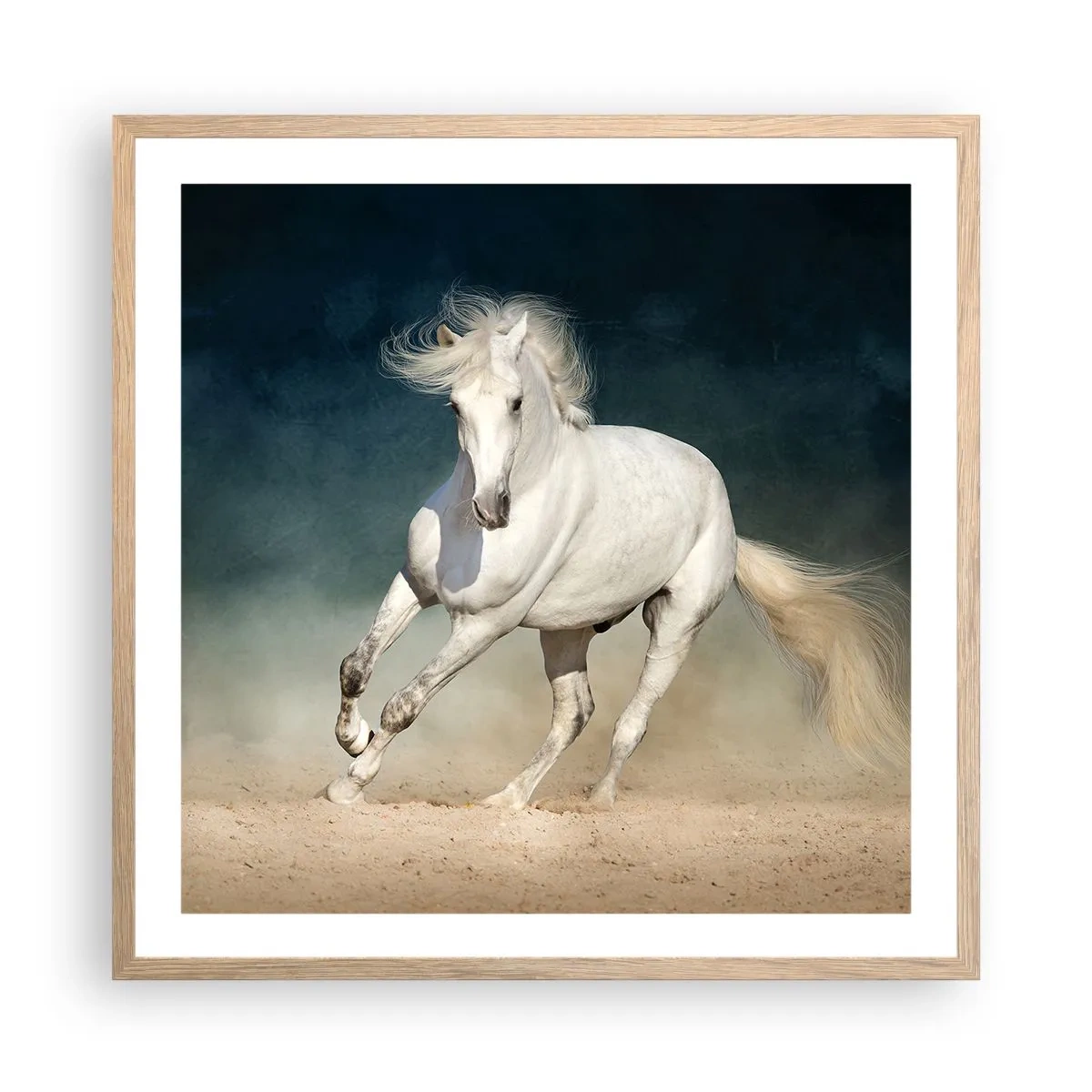 Affisch i ram av ljusek - Frihet i ett rent tillstånd - 60x60 cm