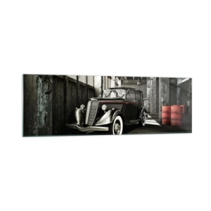 Glastavla - Bild på glas - 30-talets tidlösa elegans. - 160x50 cm