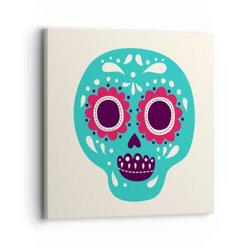 Canvastavla - Bild på duk - Livet - nöje till döden - 40x40 cm