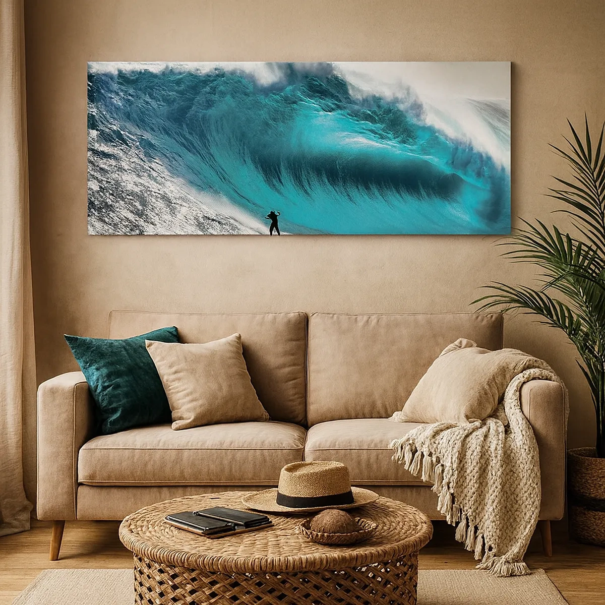 Canvastavla - Bild på duk - Utmaningen accepterad - 30x30 cm