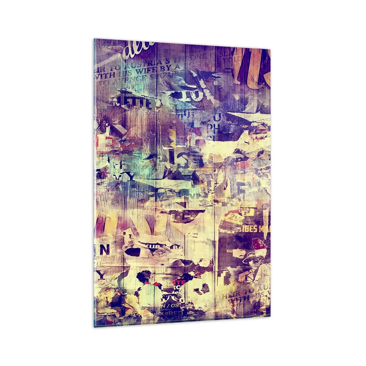 Glastavla - Bild på glas - Och så mycket blir det klar - 80x120 cm