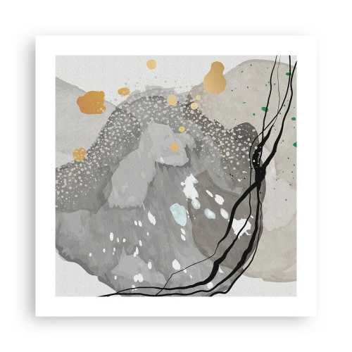 Affisch - Organisk komposition - 50x50 cm