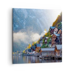 Canvastavla - Bild på duk - Alpina klimat - 50x50 cm
