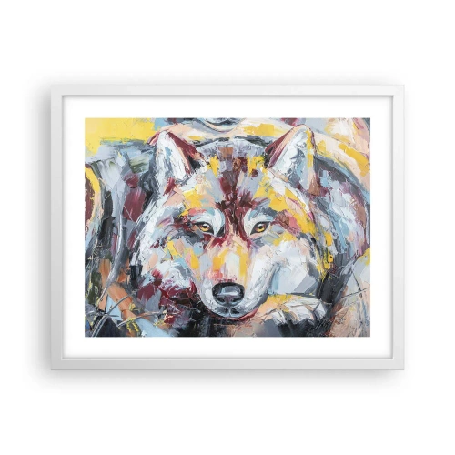 Affisch i vit ram - Lugnt bland de närmsta - 50x40 cm