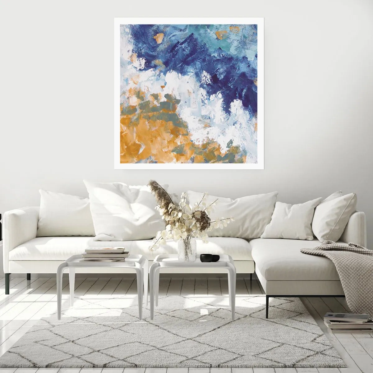 Affisch - Elementens dans - 40x40 cm